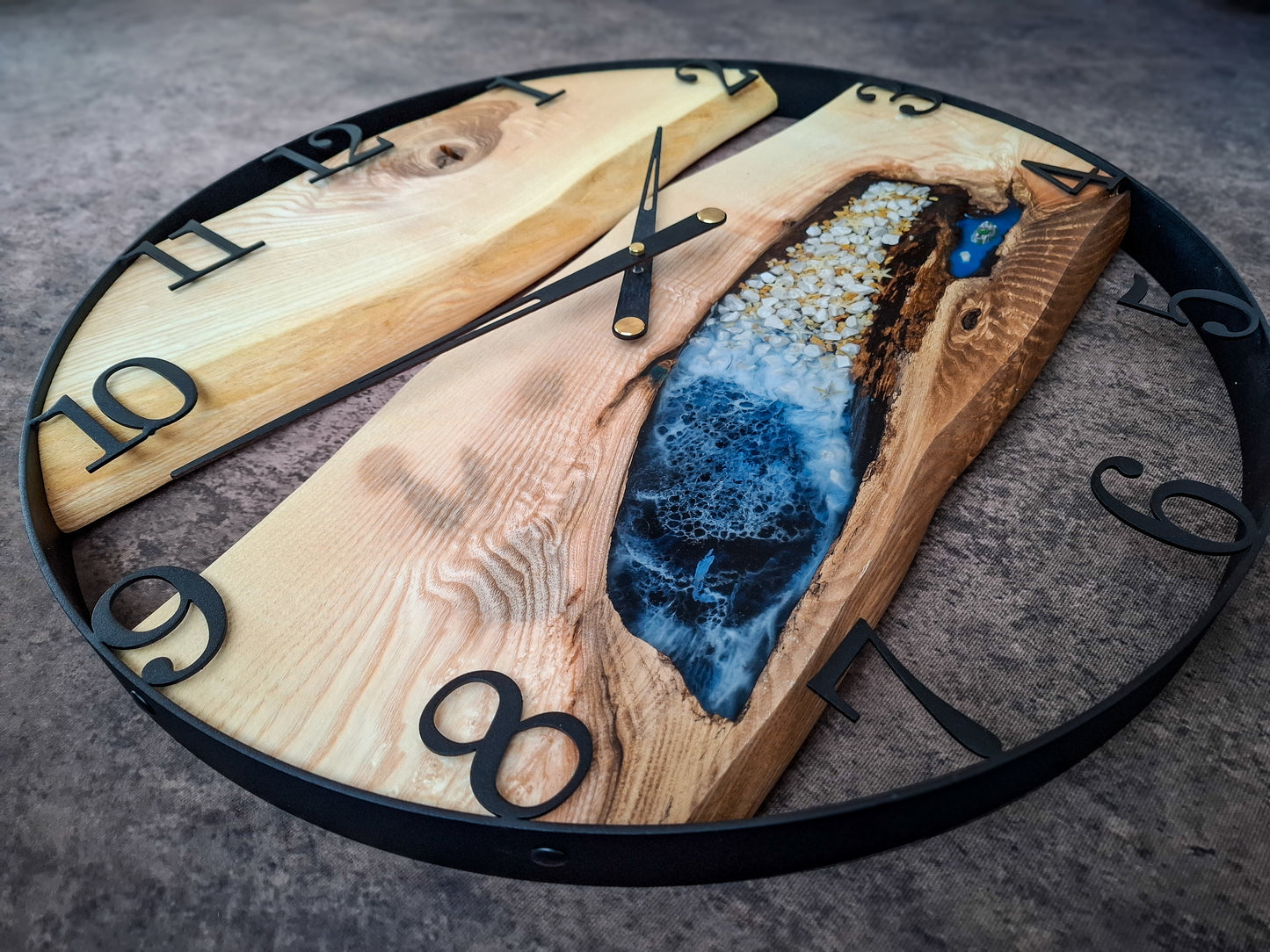 Handgemachte Designer Uhr mit Strand-Effekt