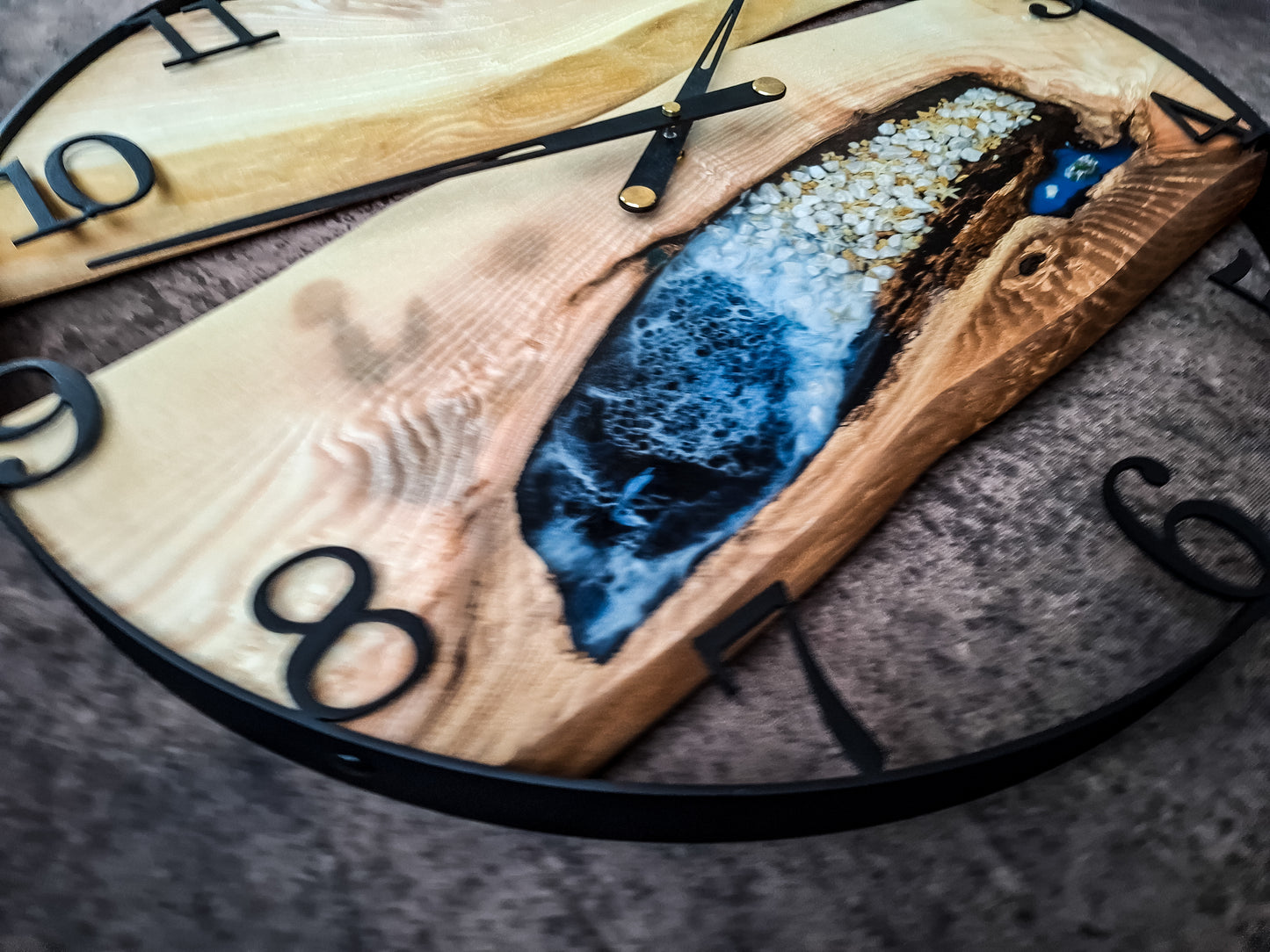 Handgemachte Designer Uhr mit Strand-Effekt